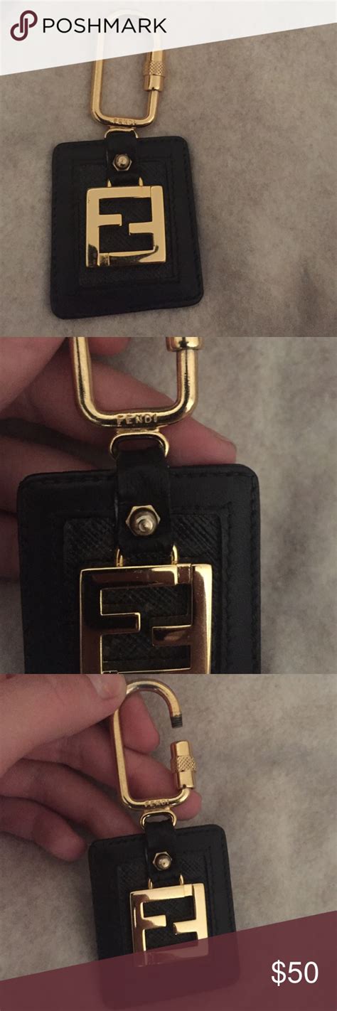 fendi keychain backpack|real real fendi keychains.